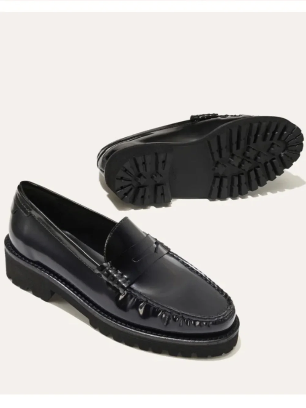 Margaux Women's 'Louisa' Loafer in Black Calf Leather 37.5M (8) - Picture 5 of 5